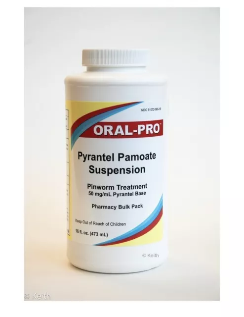 Oral Pro Pyrantel Pamoate Oral Suspension 50mg/mL 16 Ounce