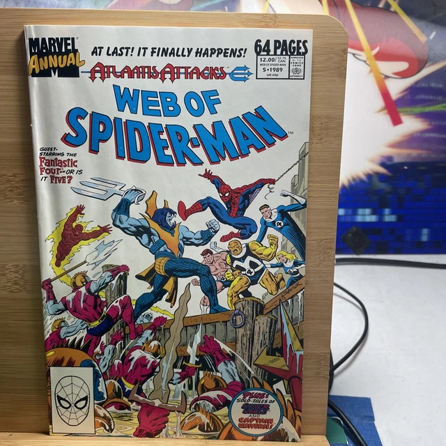 Web Of Spider-Man Annual #5 - Marvel Comics, Atlantis Attacks, Attuma!