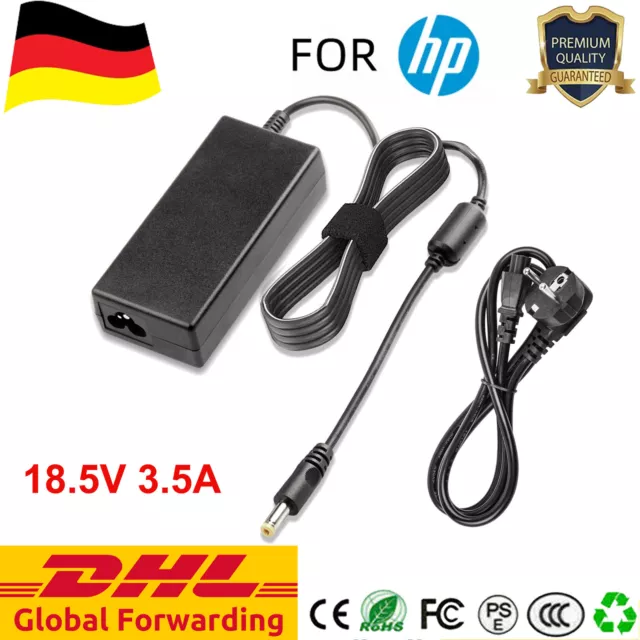 65W Netzteil Laptop Ladegerät Für HP Compaq Presario A900 C300 C500 C700 F500 EU