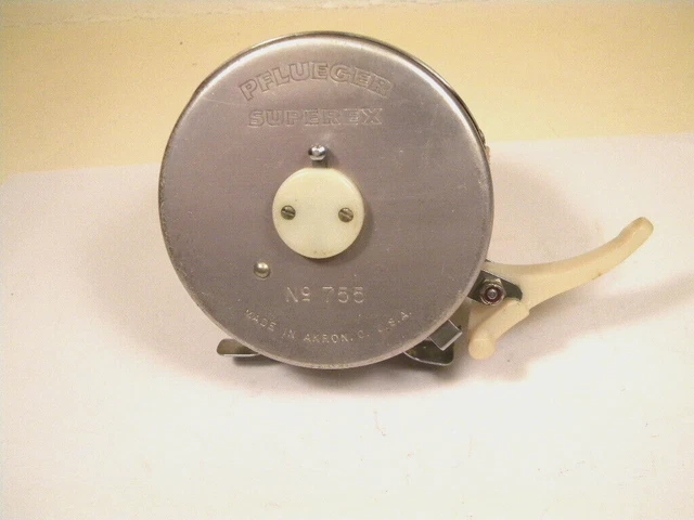 Vintage Pflueger Superex 755 fly reel made in USA | eBay