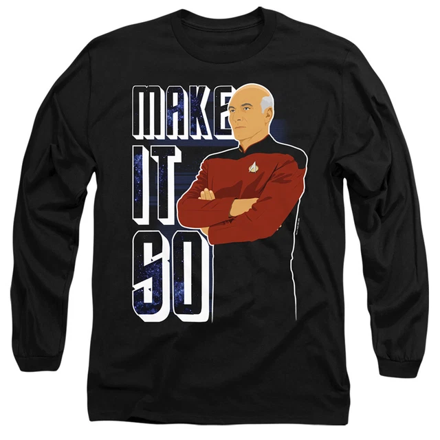 Star Trek Il Next Generazione - Make It So - Adulto Manica Lunga T-Shirt