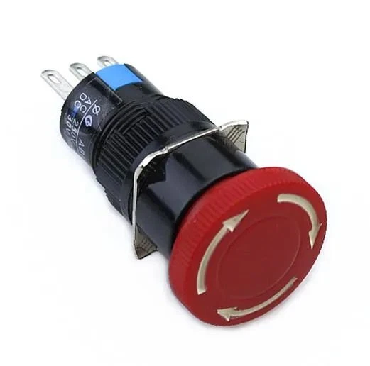 EMERGENCY STOP PUSH Button Switches Red Mushroom Head DC 30V 3A AC 250V ...