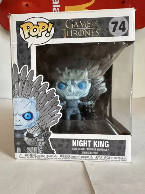 Funko Pop! Game Of Thrones 6in. NIGHT KING SITTING on THRONE #74 Vinyl Figure