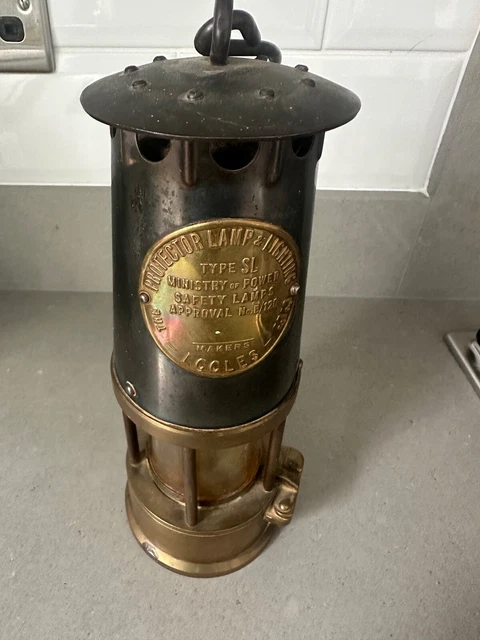 miners lamp (genuine)