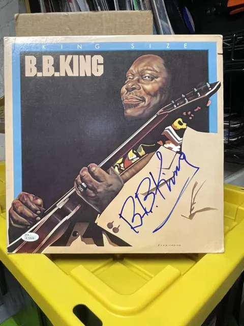 Bb King Signed Autograph Album Vinyl Record - Blues Legend, King Size W/ Jsa Loa