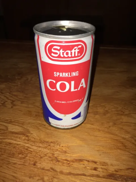 Staff Cola  Soda Can