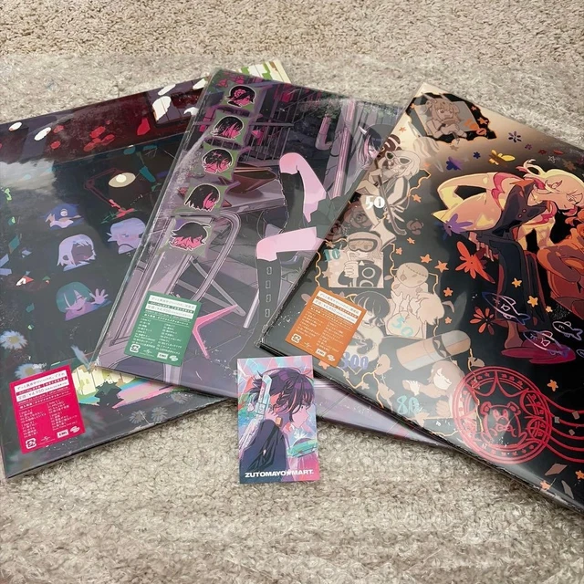 SET OF 3 Zutomayo Gusare & Jinkougaku & Hisohiso Banashi Vinyl