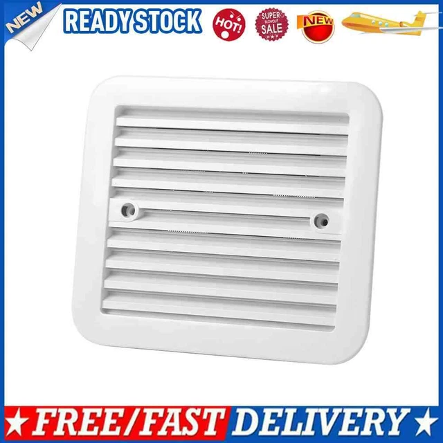 12V Fridge Vent with Fan for RV Trailer Side Silent Air Outlet Ventilation