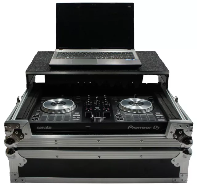 Harmony HCMINILT Flight Glide Laptop Stand Road DJ Custom Case Vestax VCI-400 2