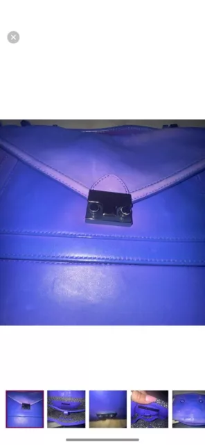 Loeffler Randall Medium Rider bag blue shoulder or cross-body handbag