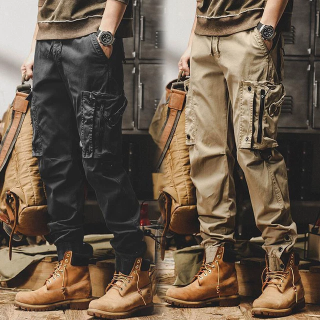 Acheter Pantalon Cargo Pour Hommes Pantalon Décontracté Multi-poches - Foto 2