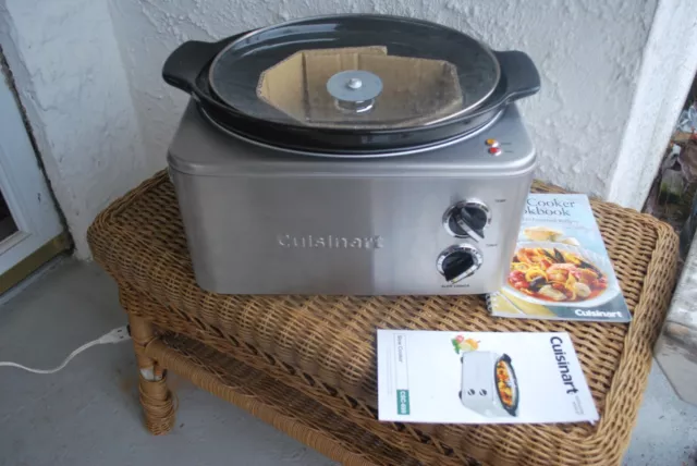 Never Used Cuisinart Stainless Steel Slow Cooker # Csc-650