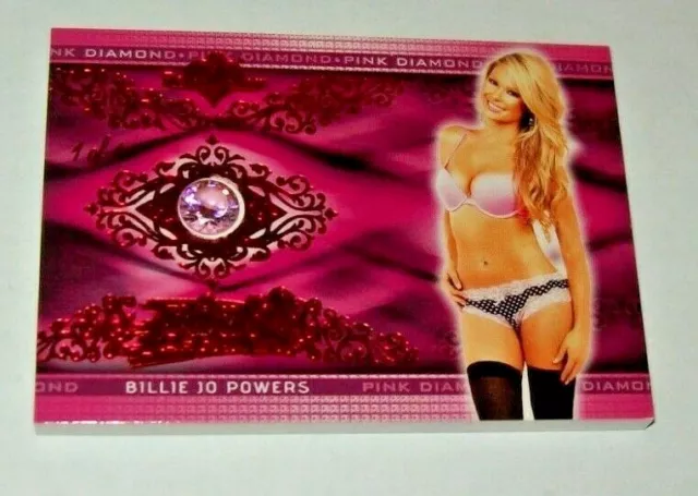 2015 Pink Archive Pink Diamond Billie Jo Powers Pink Foil Bench Warmer Card-1/1