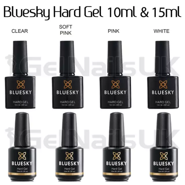 Bluesky HARD GEL Builder UV/LED Soak Off Gel Nail Polish LIQUID 10ml and 15ml