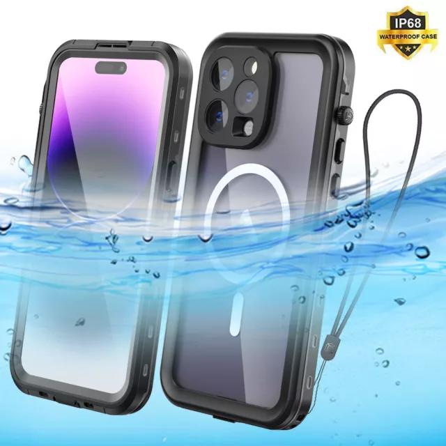 Outdoor Case 360° Stoßfest Wasserdichte Schutz hülle für iPhone 14/13/12/Pro/Max