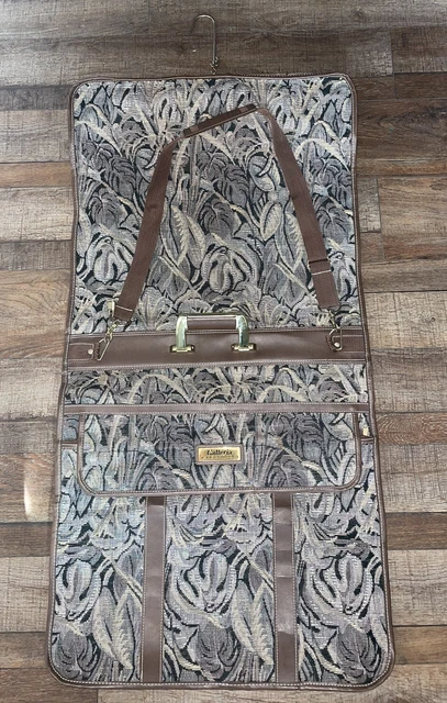 Vintage 1980’s RARE Galleria BY PAOLO GUCCI Garment Carryon Suit Bag Floral