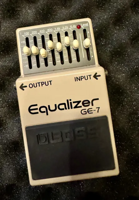 BOSS  GE-7 Equalizer Effektgerät für Gitarren Vintage made in Japan 80' Original