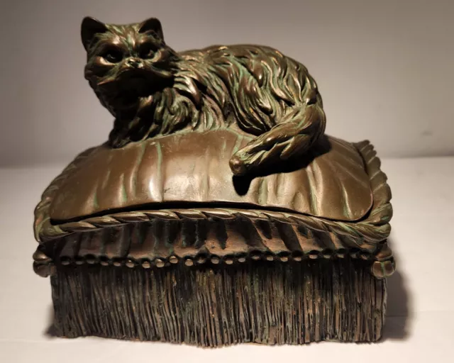 Hermosa urna conmemorativa de gato