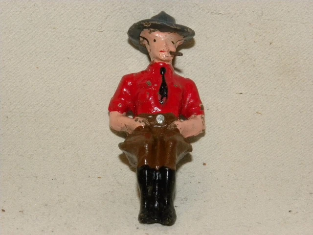 JOUET FIGURINE EN Composition Durso Poteau De Torture Avec 3 Cowboy