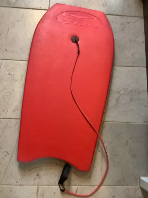 Gul Response Adult 33” Bodyboard in Red Unisex Surfing Surfer Rare Vintage