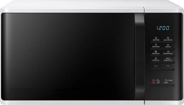 Mikrowelle /800 W/48,9 cm Breite / Quick Defrost / 29 Automatikprogramme / weiß