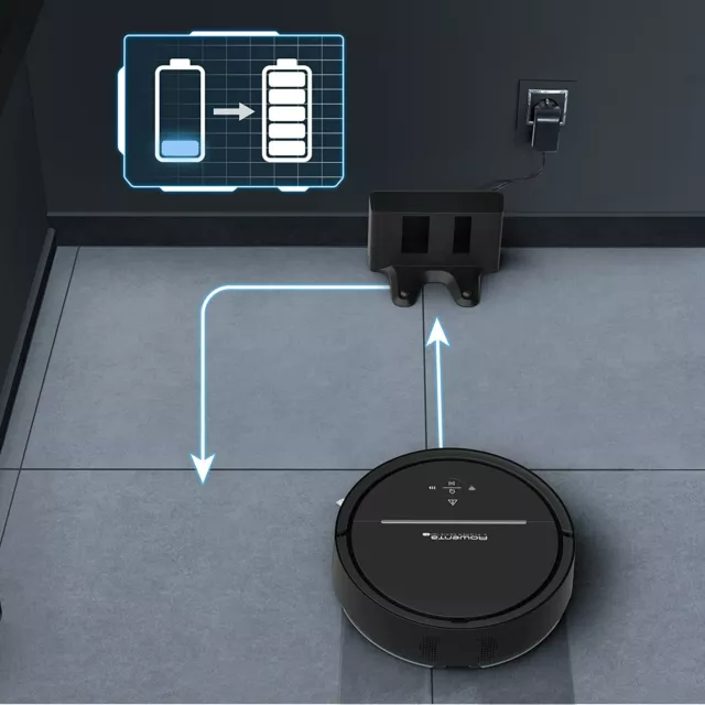 Robot aspirador Rowenta X-PLORE con función de limpieza HomeConnect serie 120AI RR7875WH 2