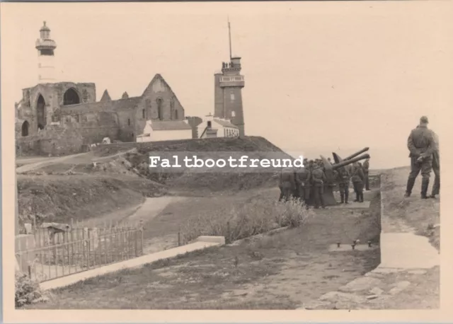 (RB)2024-36, Foto, Wk2, Soldaten der Wehrmacht in Pointe Saint-Mathieu, France