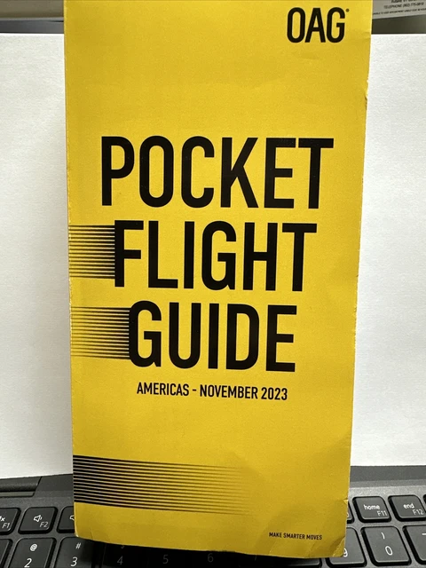 Oag Pocket Flight Guide Americas November 2023 Issue New