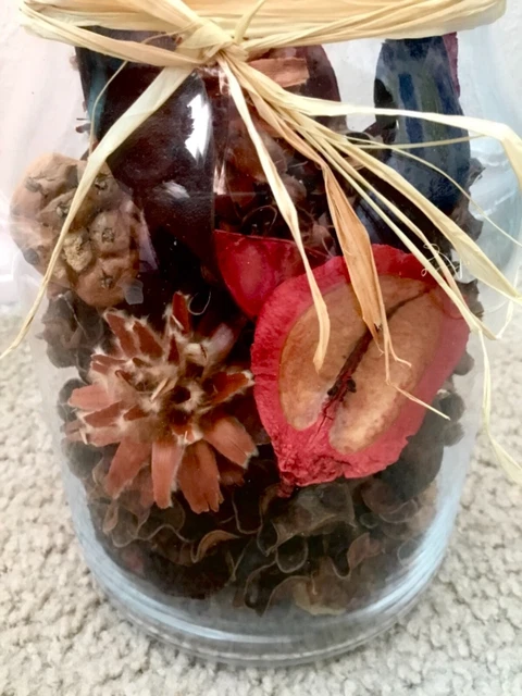 Relleno de cesta primitivo aceites esenciales vainilla canela aroma decoración rústica 6