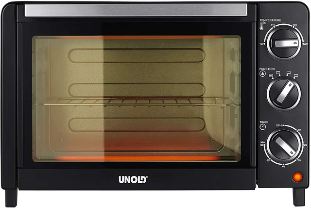 Unold Minibackofen Backofen Mini Ofen Pizzaofen Ofen Allround 1.200 W, 18 Liter