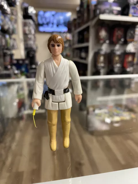Star Wars 1977 Luke Skywalker Brown Hair Farm Boy From Kenner