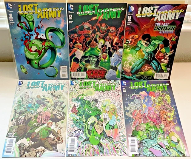 DC Comics GREEN LANTERN THE LOST ARMY COMPLETE SET # 1-6 CULLEN BUNN VF/NM 2015