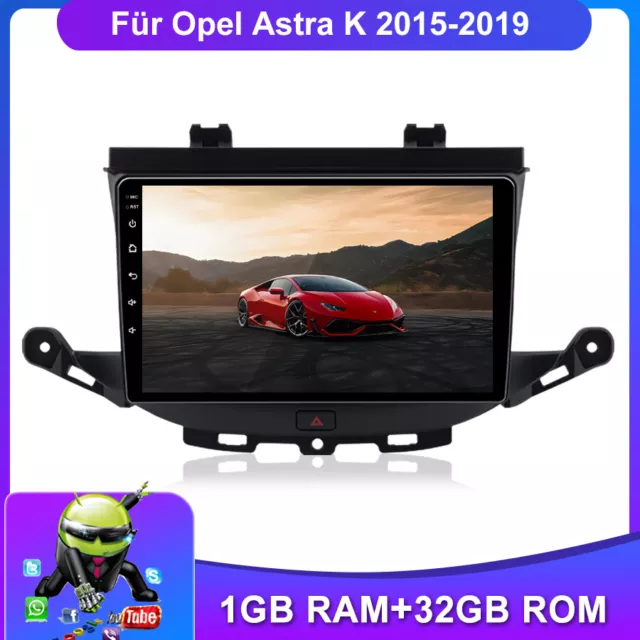 Für Opel Astra K 2015-2019 9" Android 12 Autoradio GPS NAVI USB FM DAB+ BT 1+32G