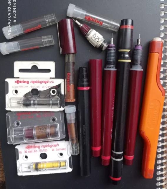 Rotring Rapidograph Lot