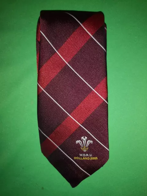 Wales W.D.R.U. Holland 2005 Rugby Union Tie