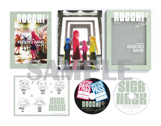 BOCCHI THE ROCK Vol.5 First Limited Edition Blu-ray Soundtrack CD Booklet Japan