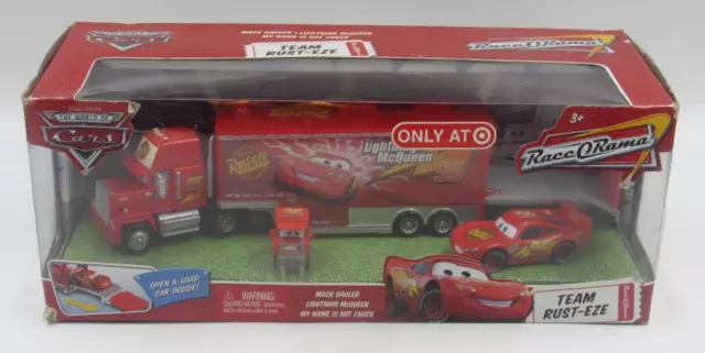 Disney Pixar The World of Cars Race O Rama Team Rust-Eze Target Exclusive - Read