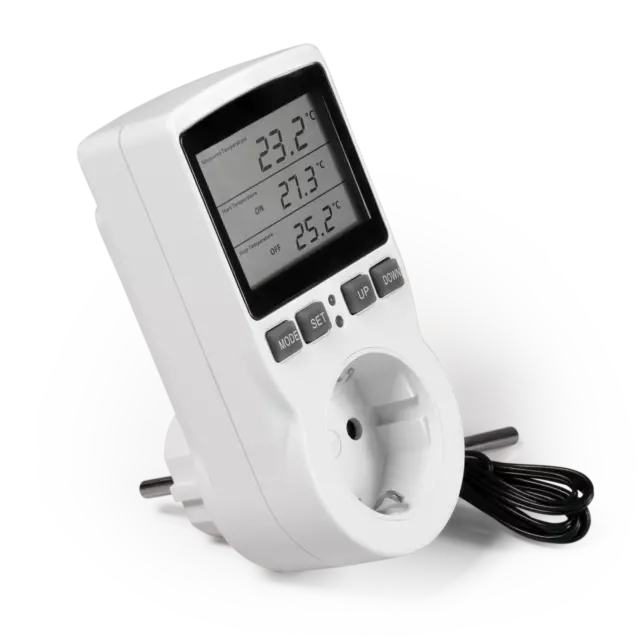 Steckdosen-Thermostat Klimaregelung - Temperaturregler Klimaanlage & Heizung 120