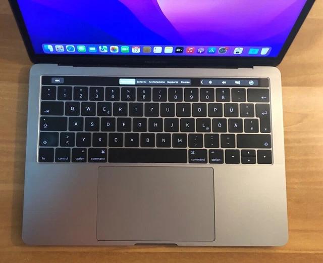MacBook Pro Retina TouchBar 13,3 i5 2,9GHz 16GB 256GB 2016 UPGRADED A1706 3