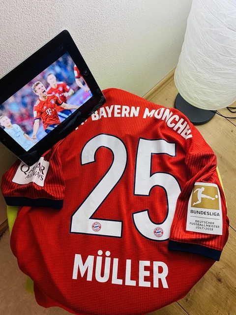 Matchworn Trikot Thomas Müller FC Bayern München