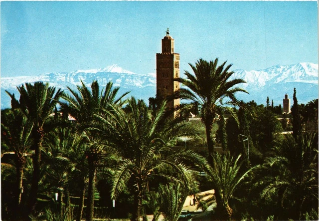 CPM MAROC Le Maroc Pittoresque-Marrakech, Koutoubia-Grand Atlas (343059)