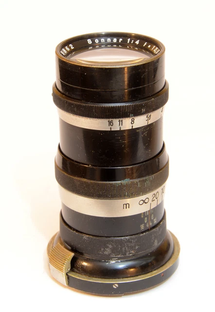 Objectif Sonnar Carl Zeiss Jena 85 Mm F/2 – Monture Contax, Bon état