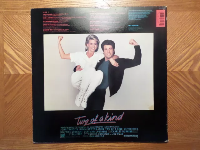 MCA LP Record/John Travolta/Olivia Newton John / Two Of A Kind Bande Sonore / Ex 2