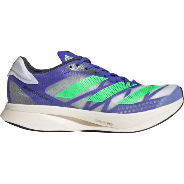 adidas Unisex Adizero Adios Pro 2 Laufschuhe Turnschuhe Joggen Sport - blau