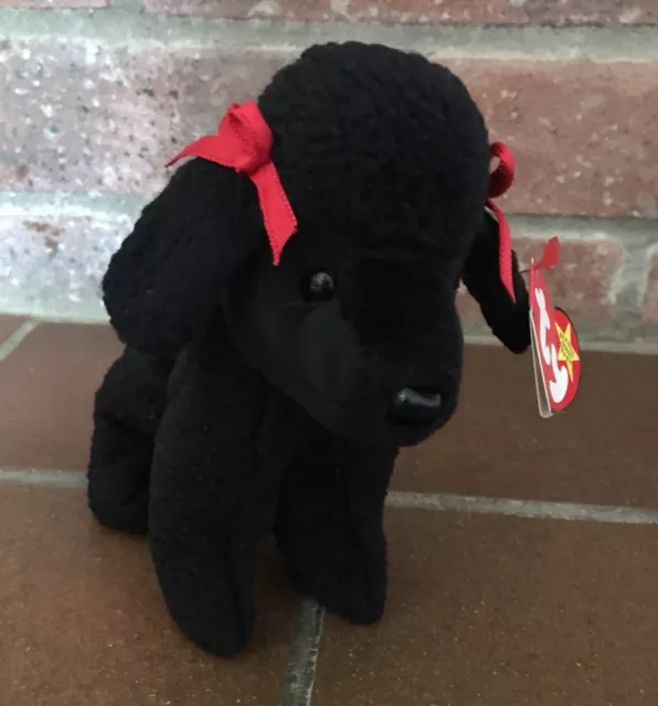 Ty Beanie Baby Gigi - Black Poodle - Mint Condition - Retired With Tags