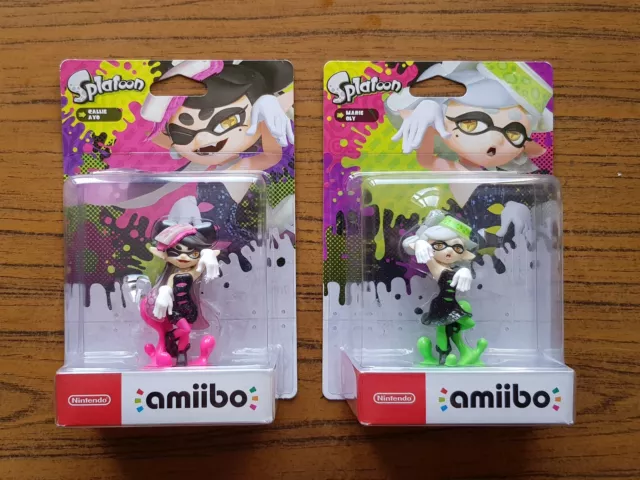 Lot 2 AMIIBO SPLATOON MARIE OLY & CALLIE AYO sur Nintendo Switch - Coffret NEUF