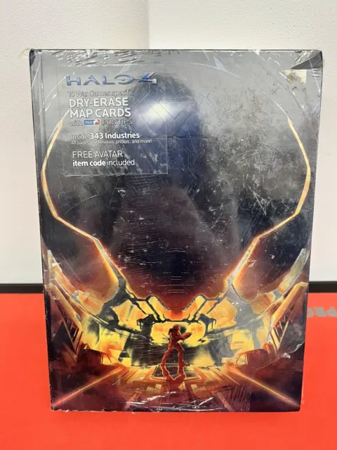 Halo 4 Collector's Edition Prima Official Game Strategy Guide w/ Dry Erase Maps