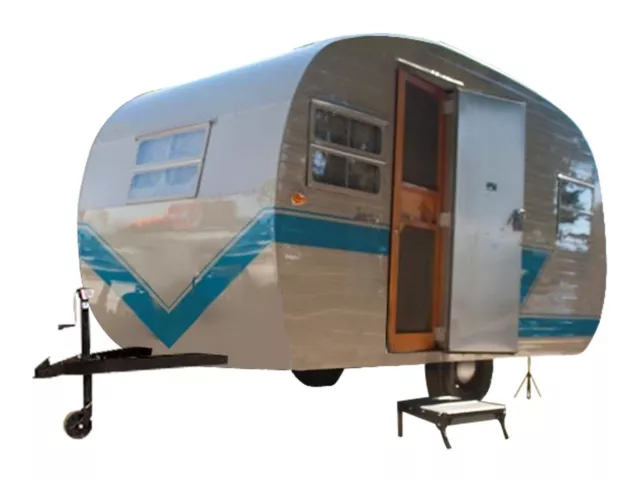 12' Teardrop Travel Trailer Do-It-Yourself Plans Tear Drop Camper RV