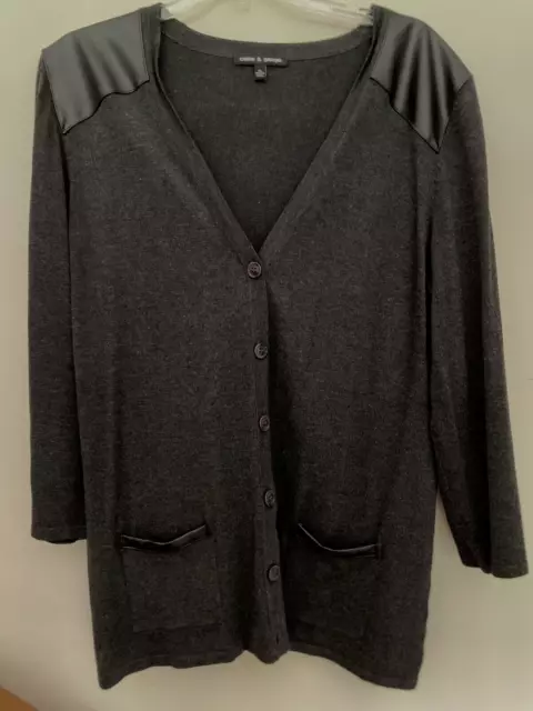 Universal Threads Goods Co. Button Front Purple Ombre Cardigan Sweater XL NWT