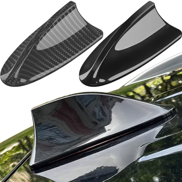 Car Shark Fin Antenna Weather-proof Cute Auto Roof Aerial Base Self SeFot